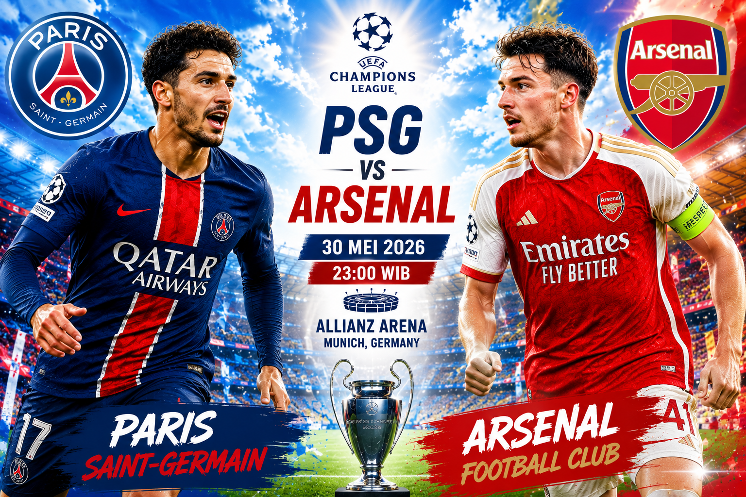 PSG vs Arsenal