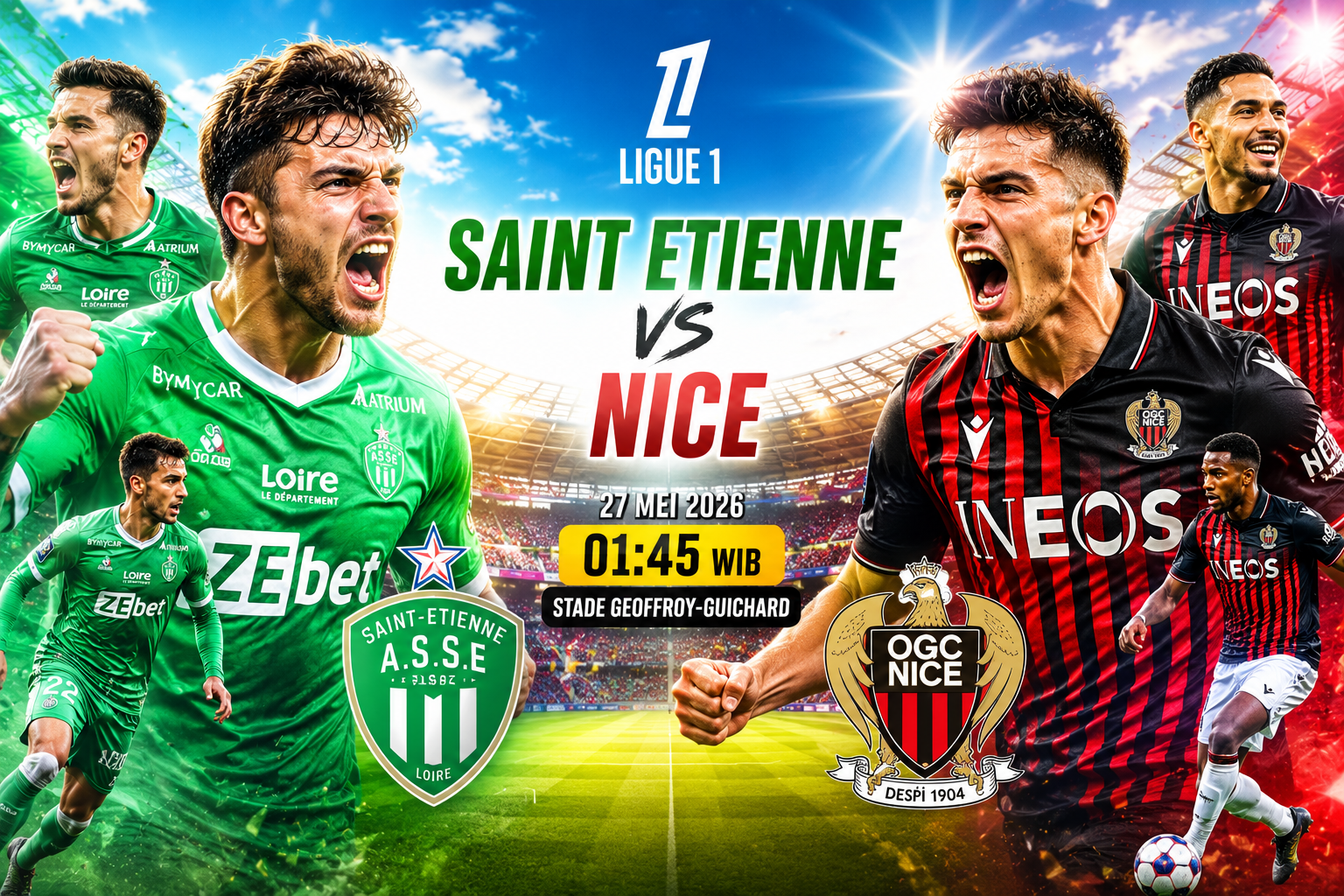 Saint Etienne vs Nice