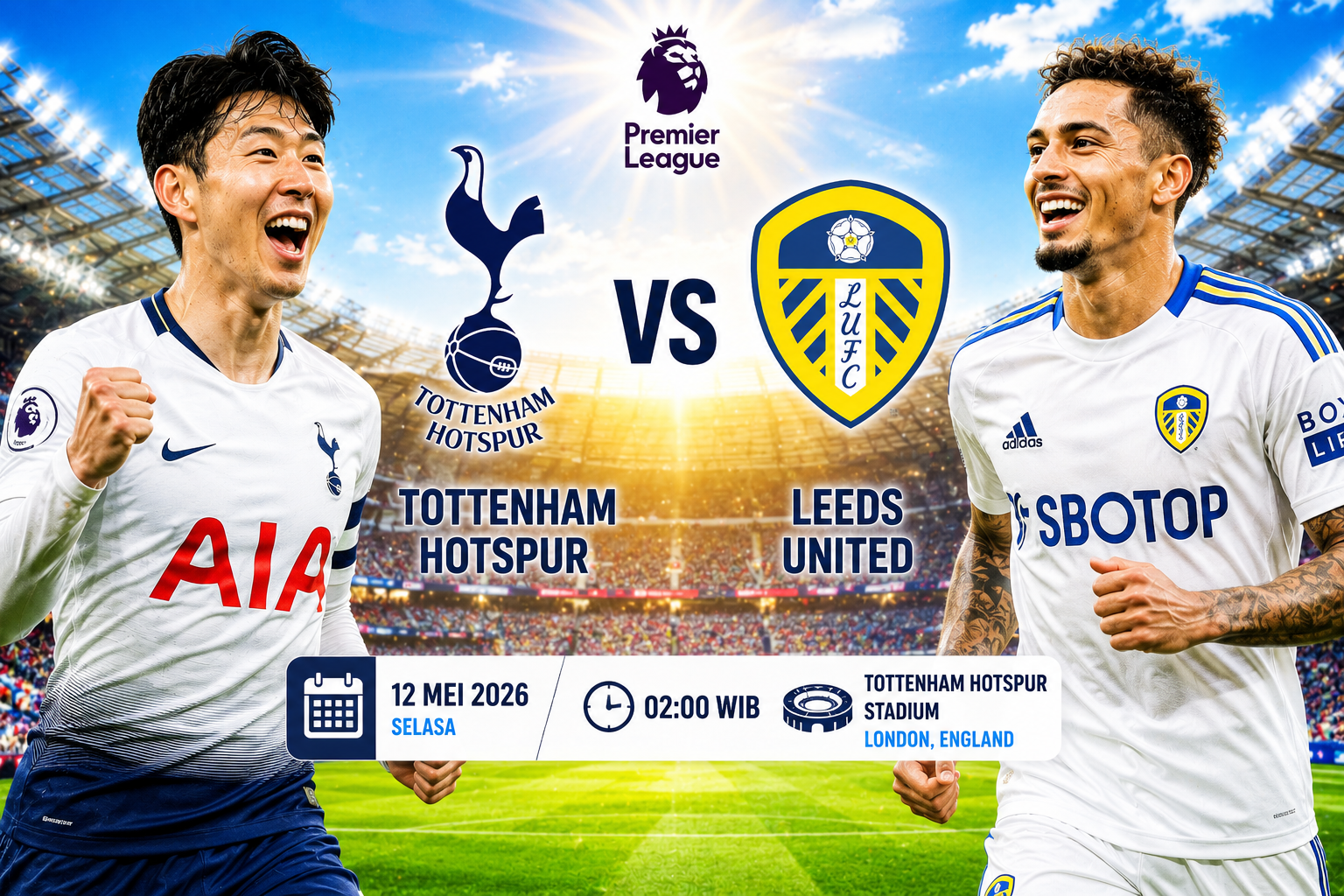 Tottenham Hotspur vs Leeds United