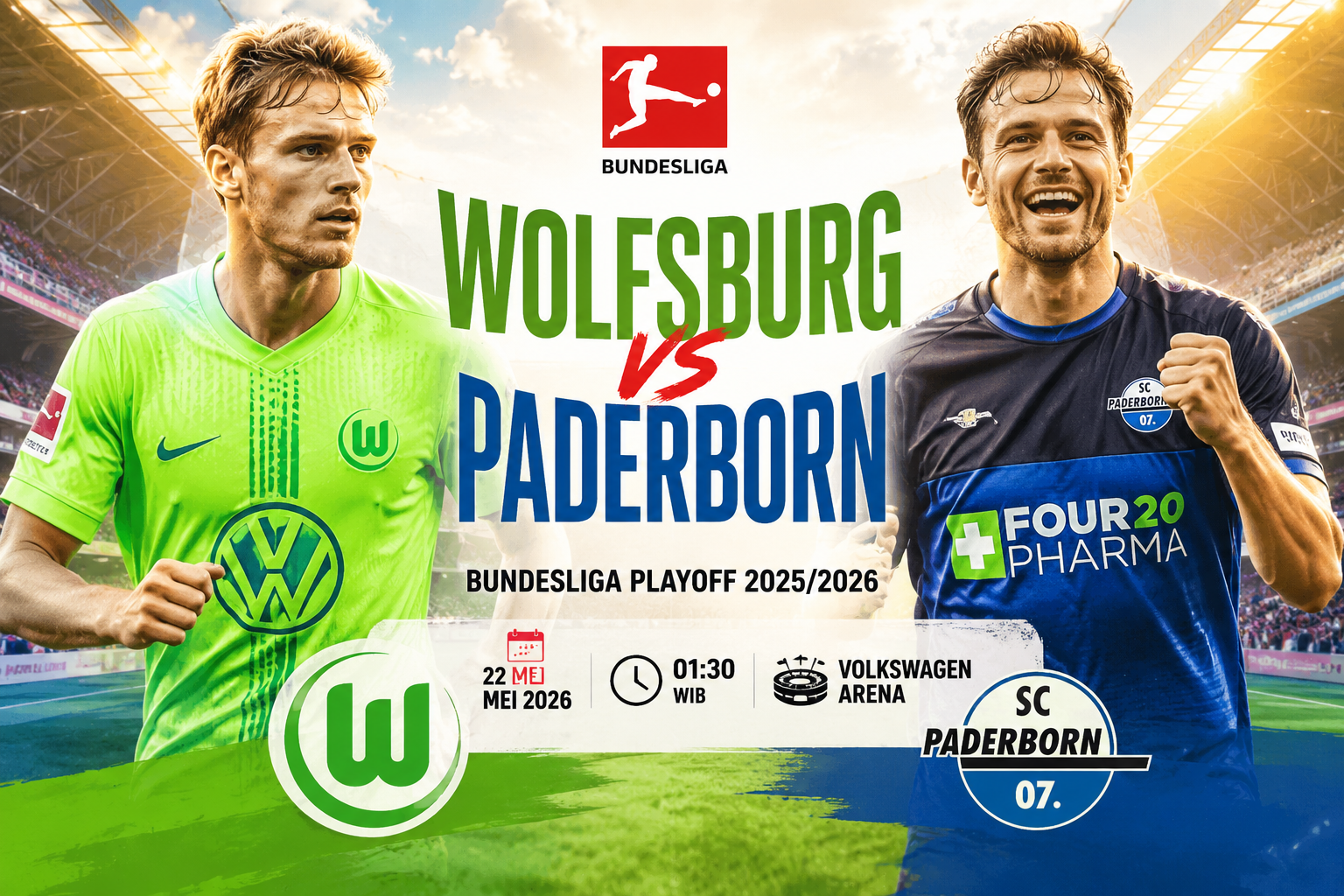 Wolfsburg vs Paderborn