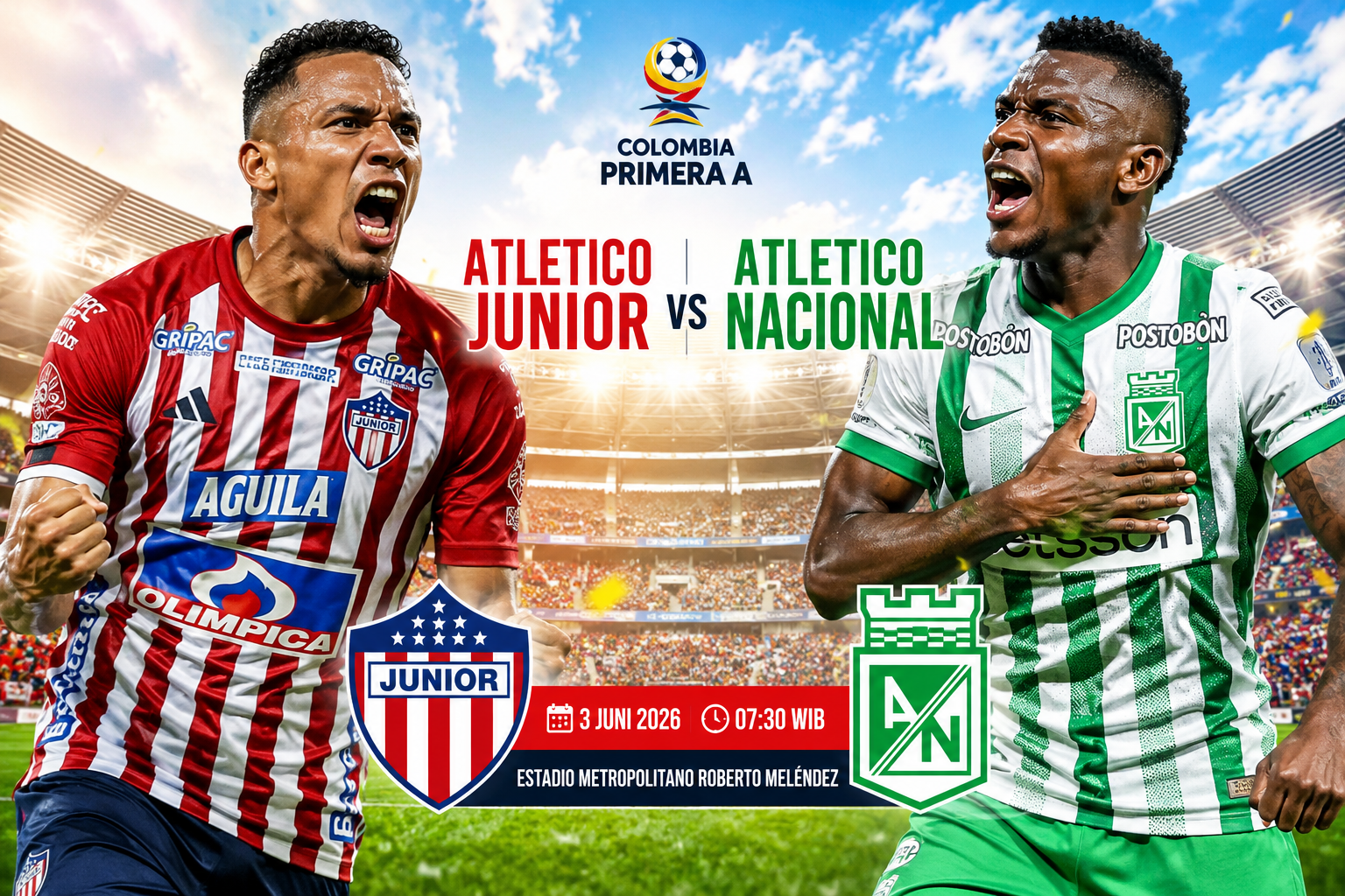 Atletico Junior vs Atletico Nacional