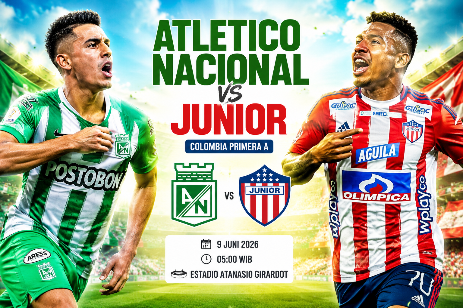Atletico Nacional vs Junior FC