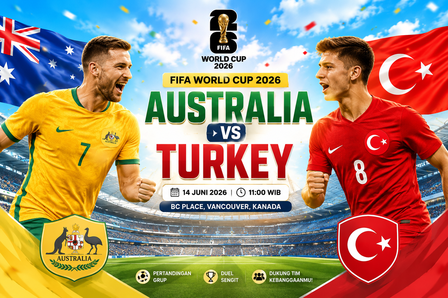Australia vs Turkey