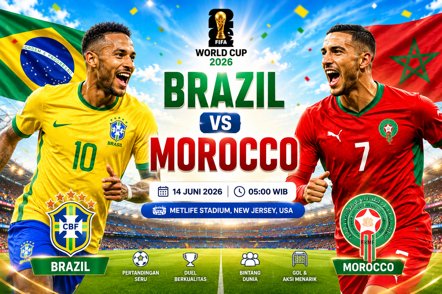 Brazil vs Morocco