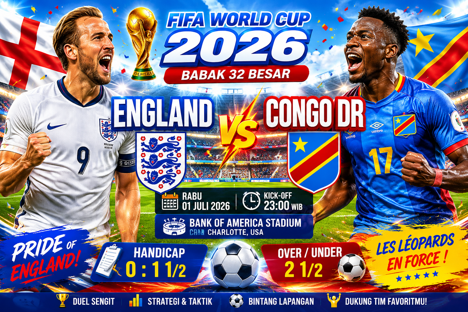 England vs Congo