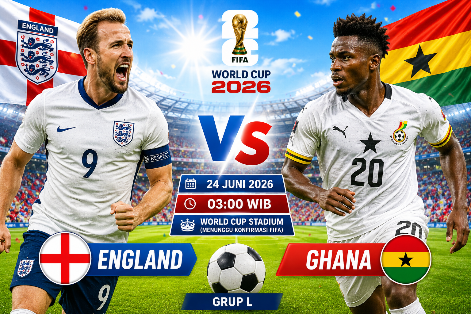 England vs Ghana
