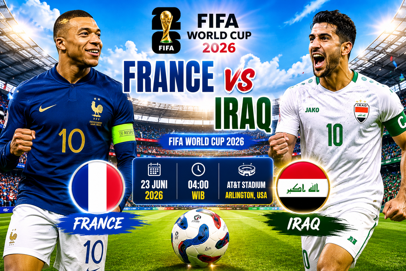 France vs Iraq