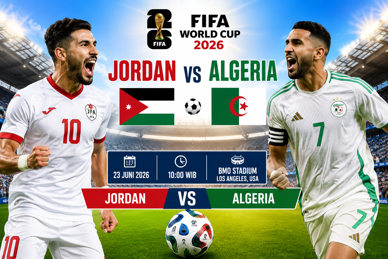 Jordan vs Algeria