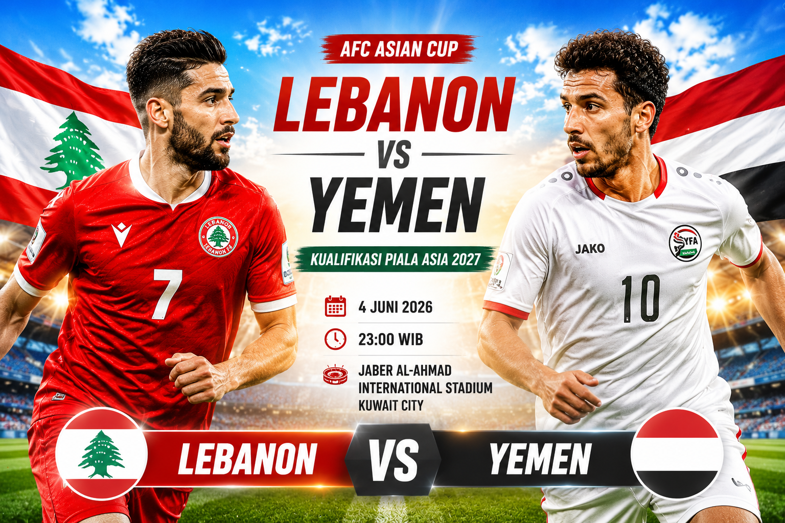 Lebanon vs Yemen