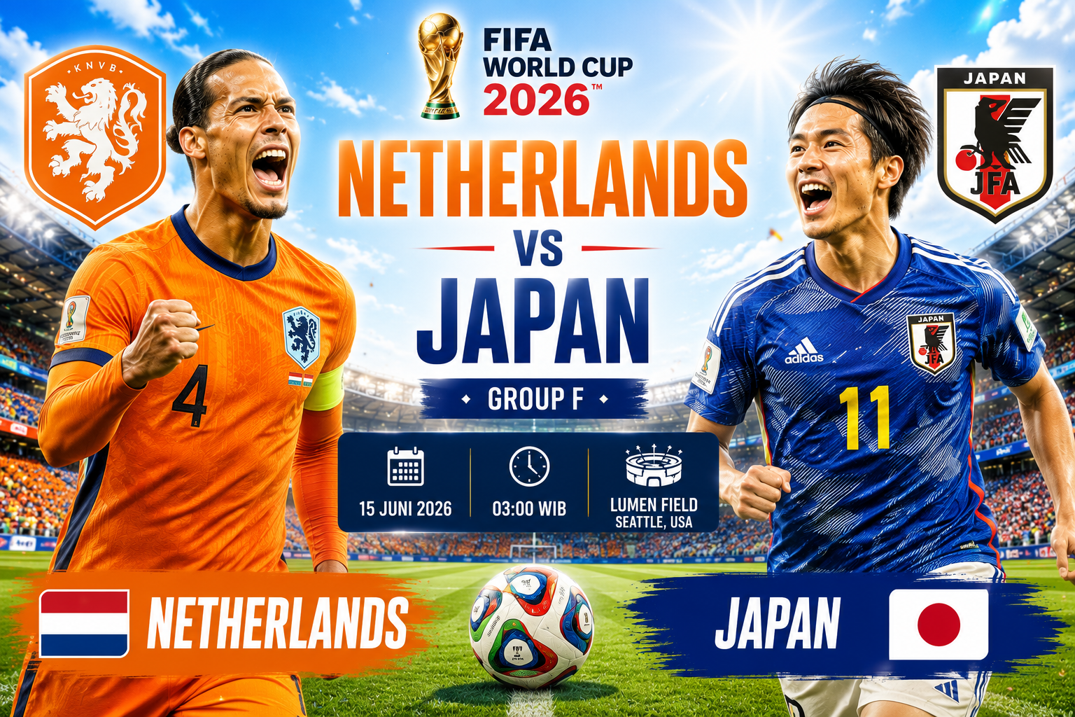 Netherlands vs Japan