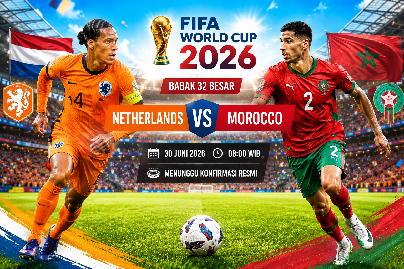 Netherlands vs Morocco