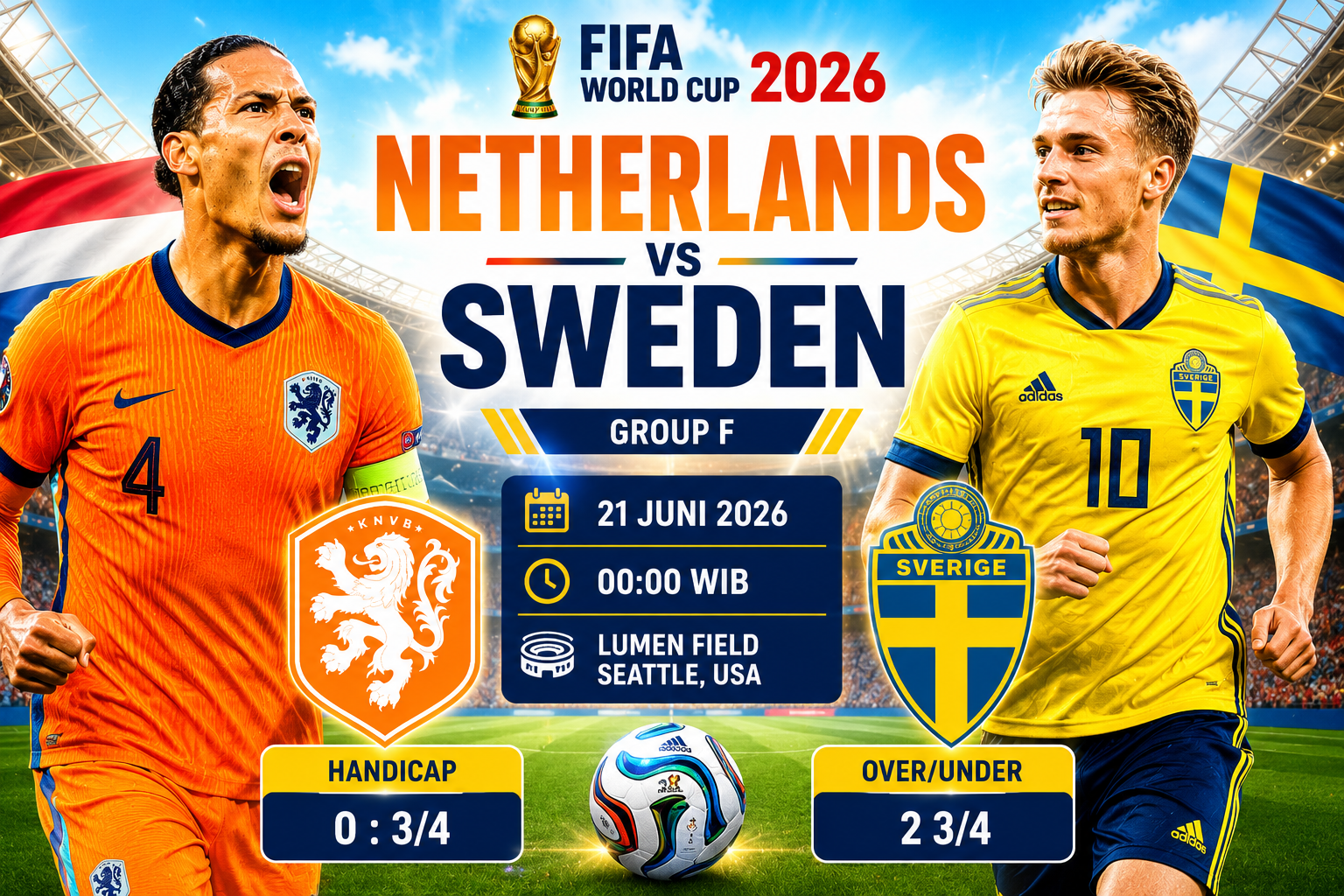 Netherlands vs Sweden