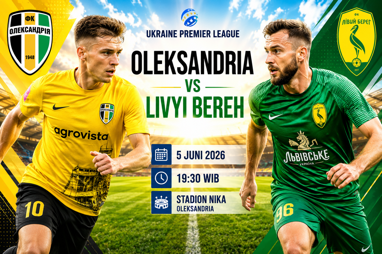 Oleksandria vs Livyi Bereh