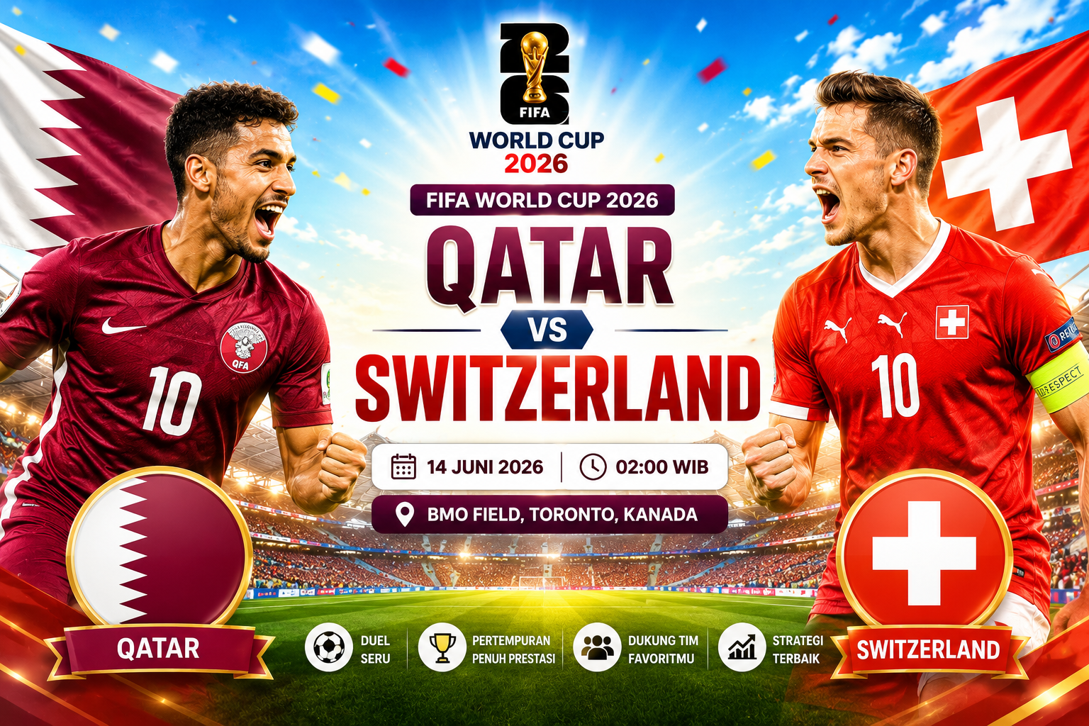 Qatar vs Switzerland