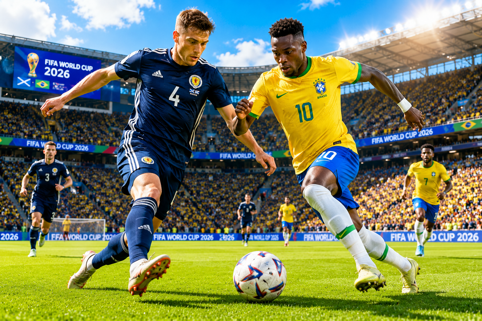 Scotland vs Brazil