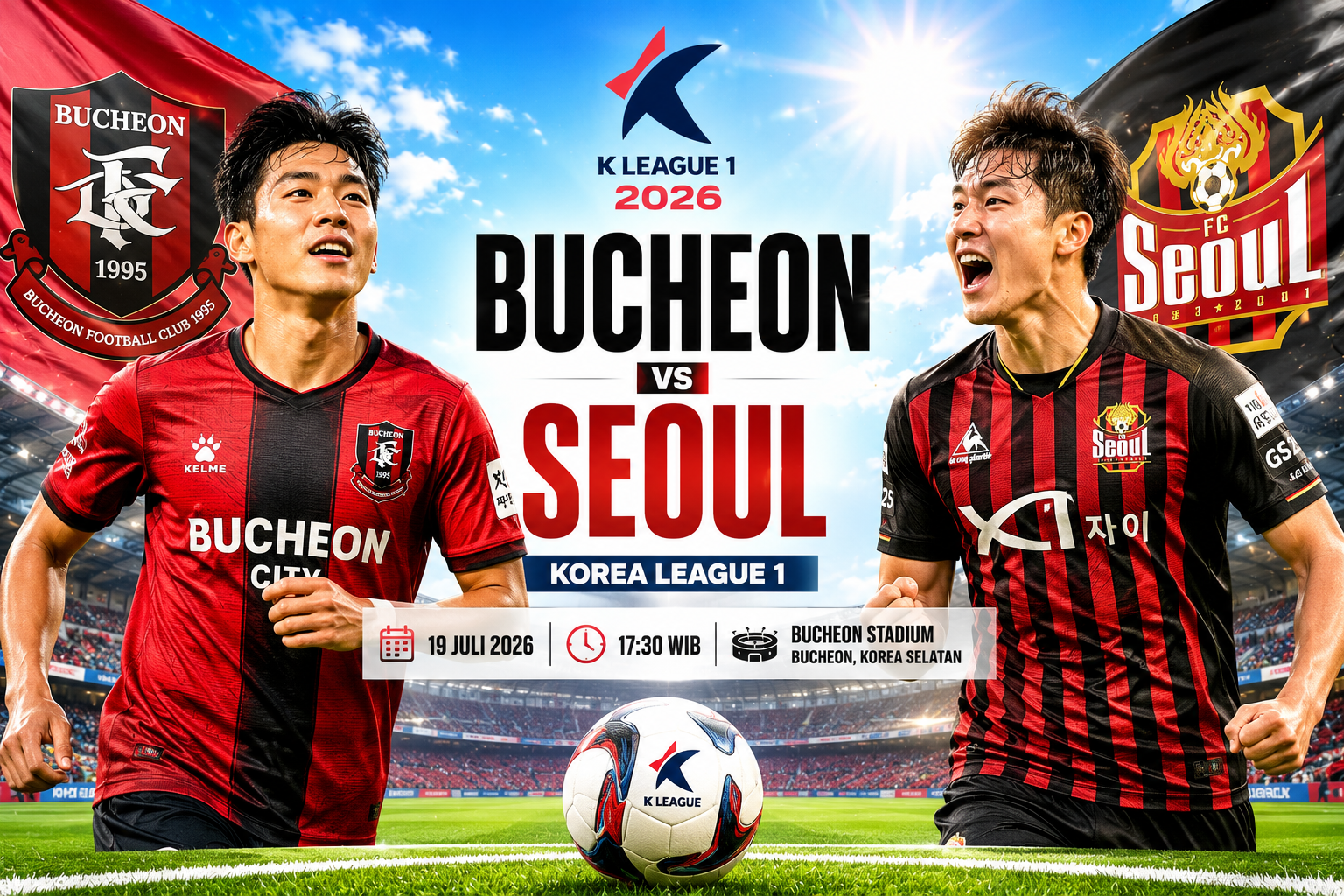 Prediksi Bucheon FC 1995 vs FC Seoul 19 Juli 2026 – Korea League 1