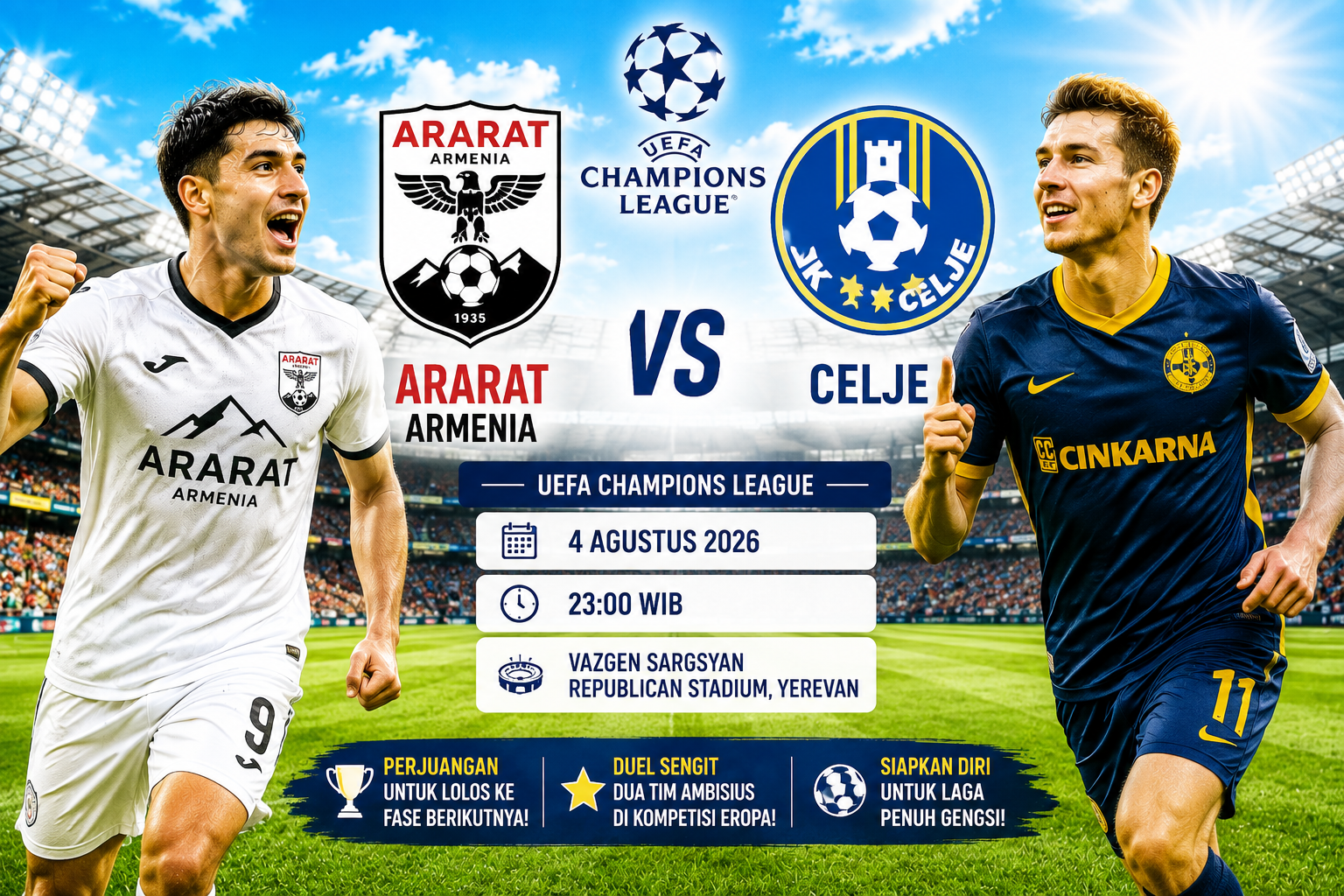 Ararat Armenia vs Celje