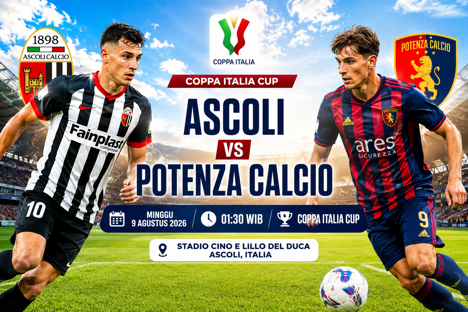 Ascoli vs Potenza Calcio