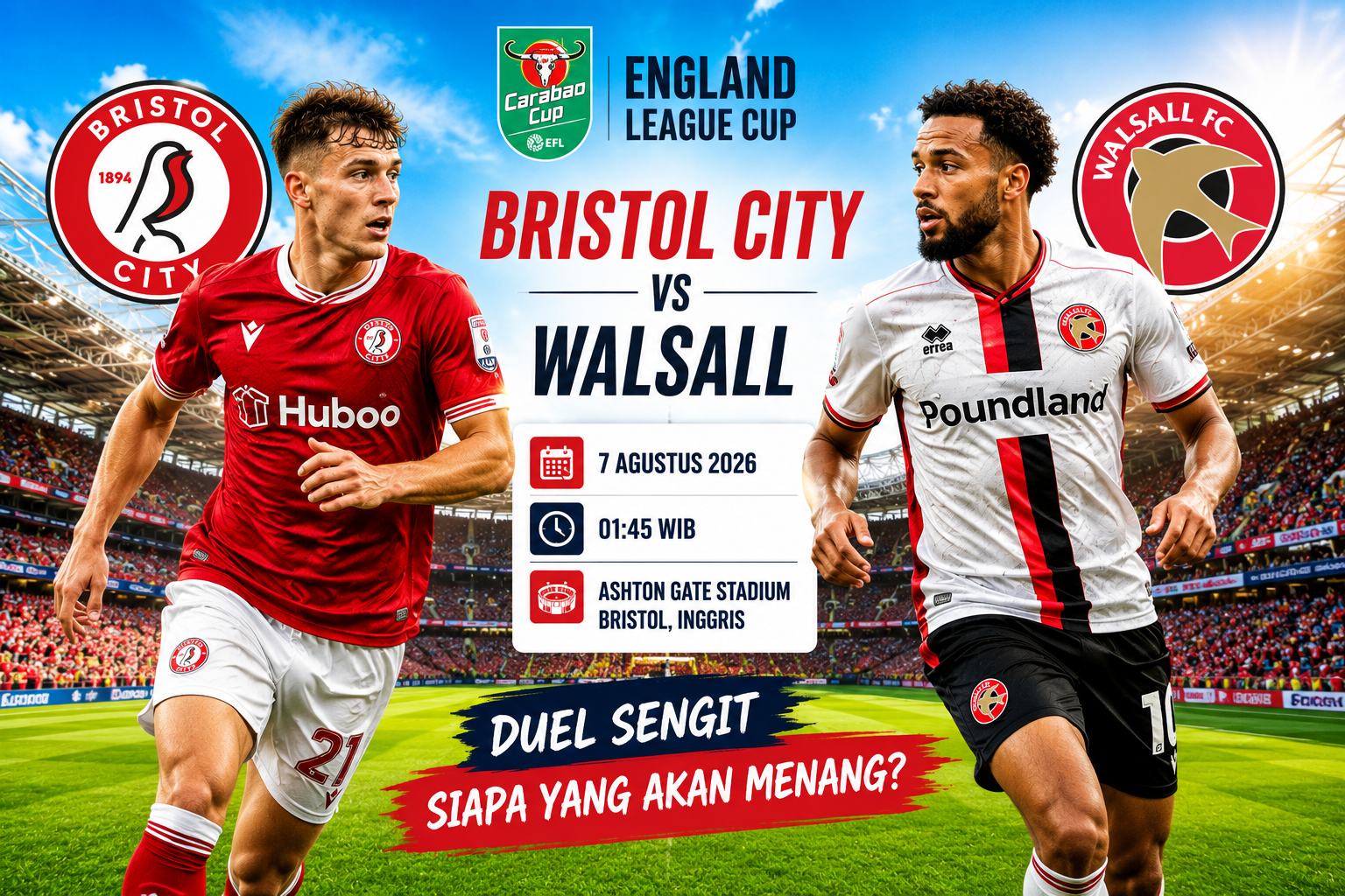 Bristol City vs Walsall