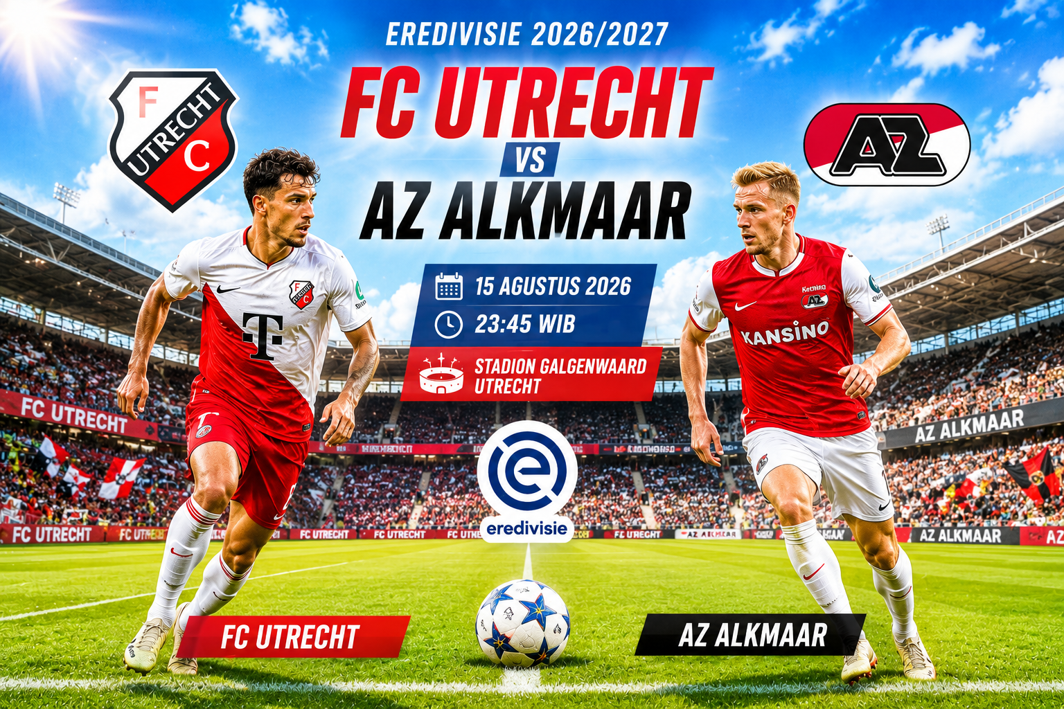 FC Utrecht vs AZ Alkmaar
