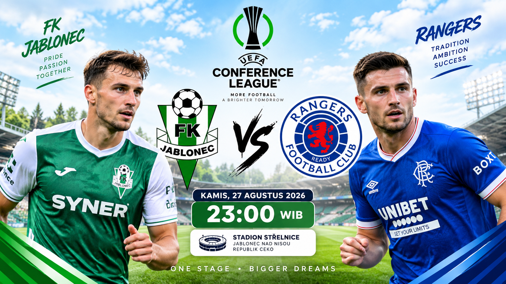 FK Jablonec vs Rangers