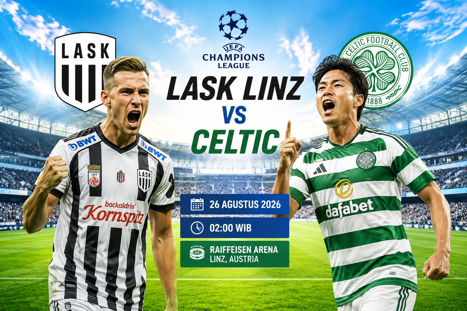 LASK Linz vs Celtic