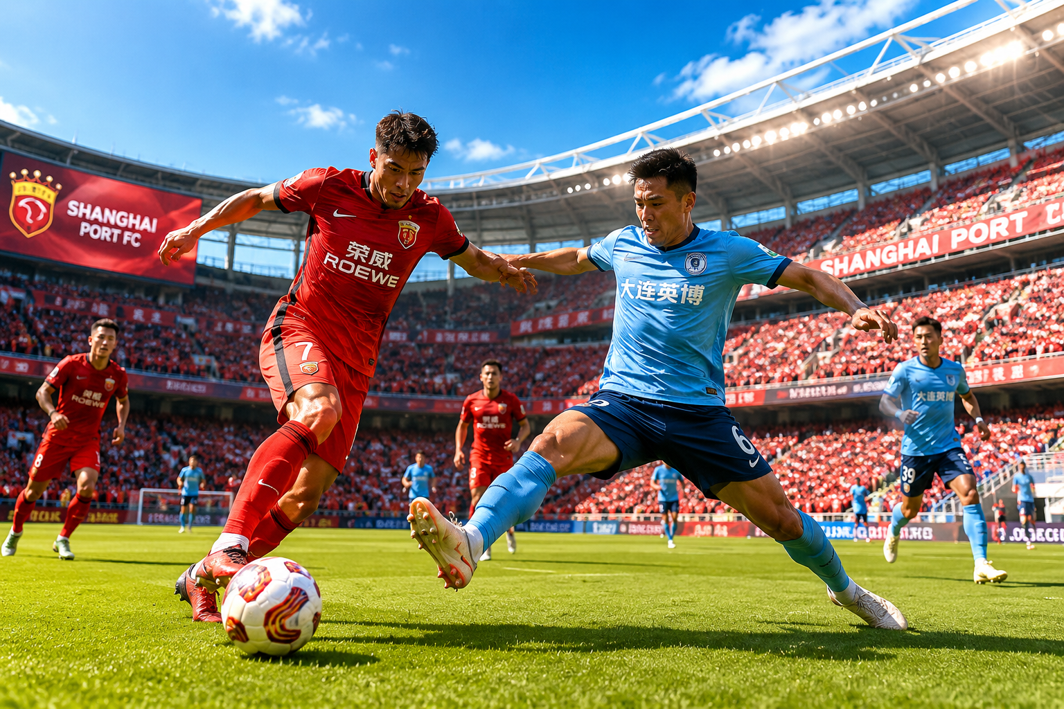 Shanghai Port vs Dalian Young Boy