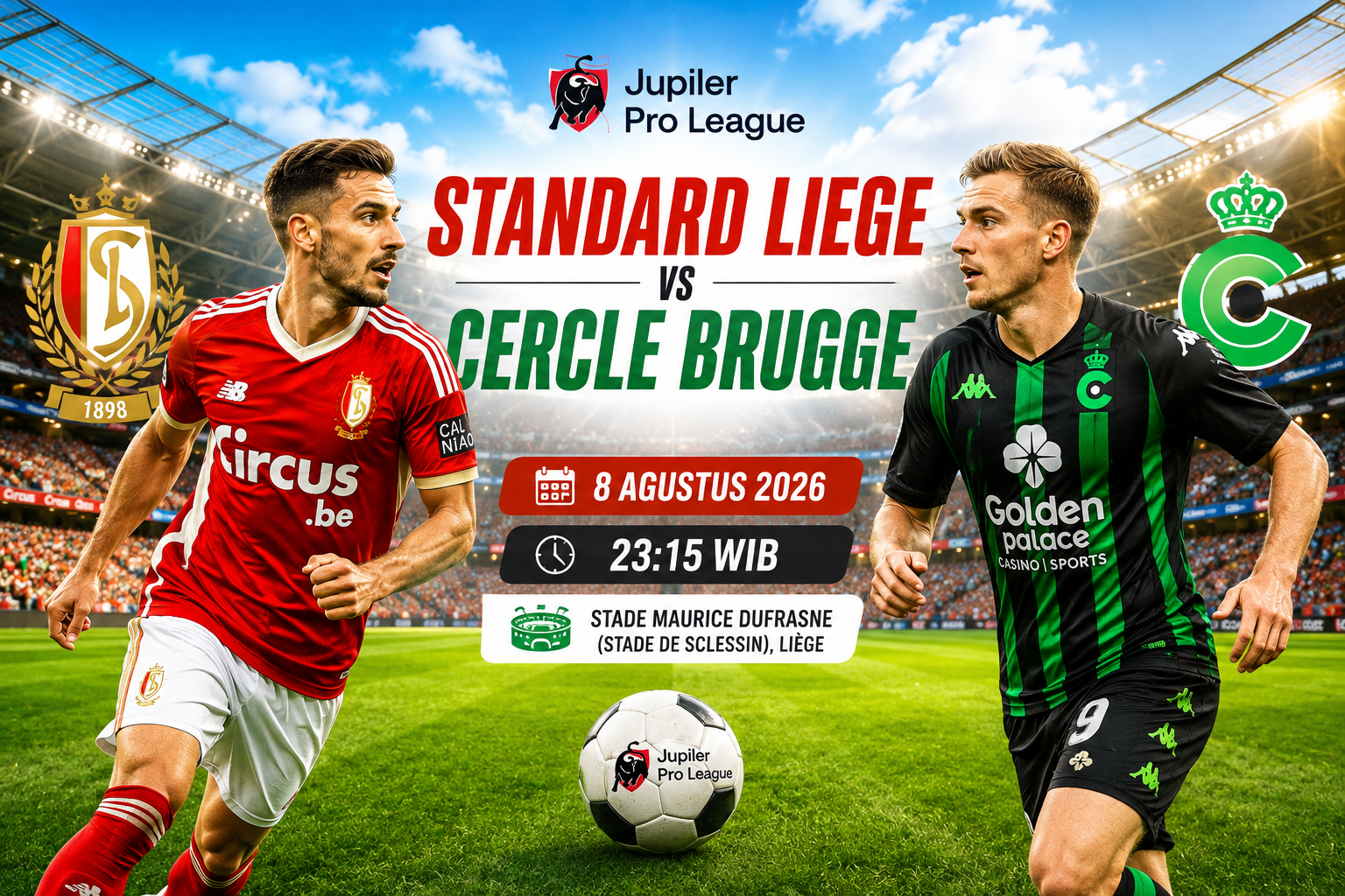 Standard Liege vs Cerle Brugge