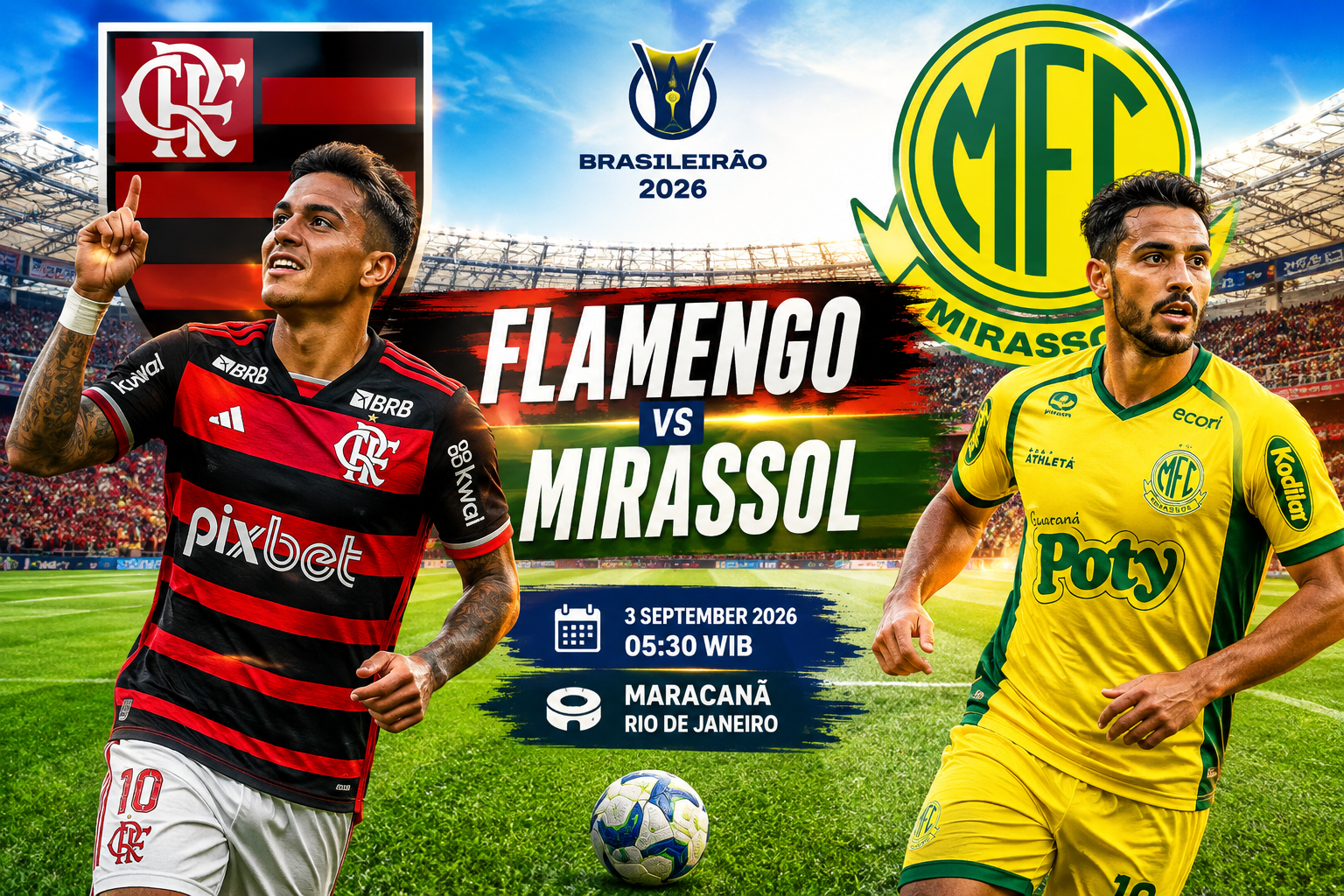 Flamengo vs Mirassol