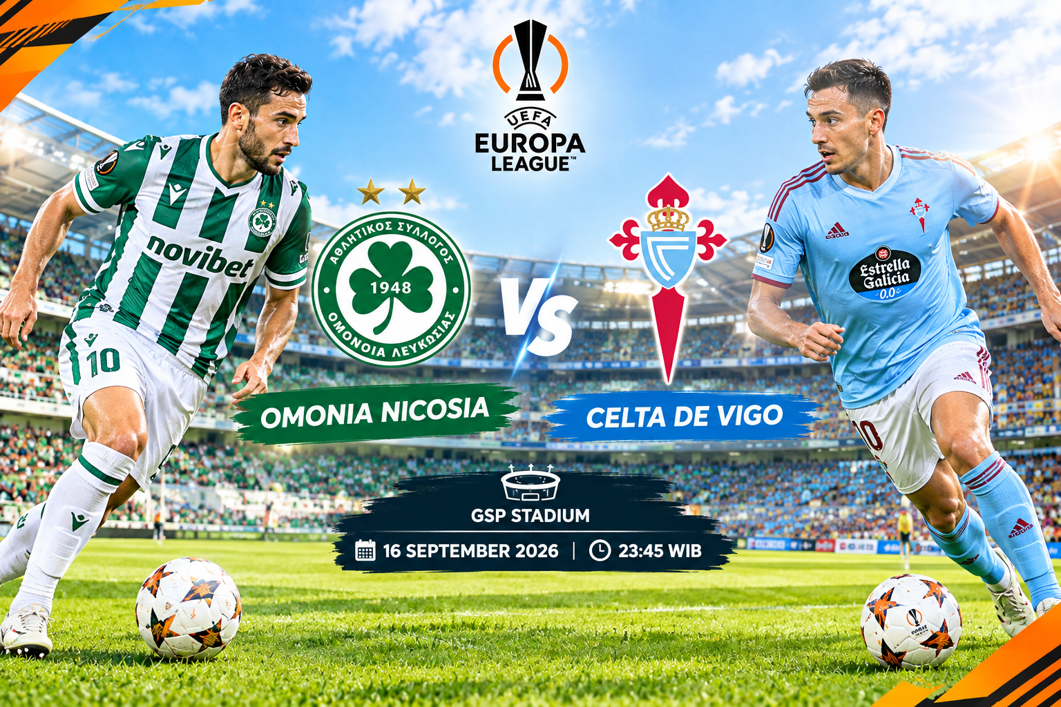 Prediksi Omonia Nicosia vs Celta de Vigo 16 September 2026 – UEFA Europa League