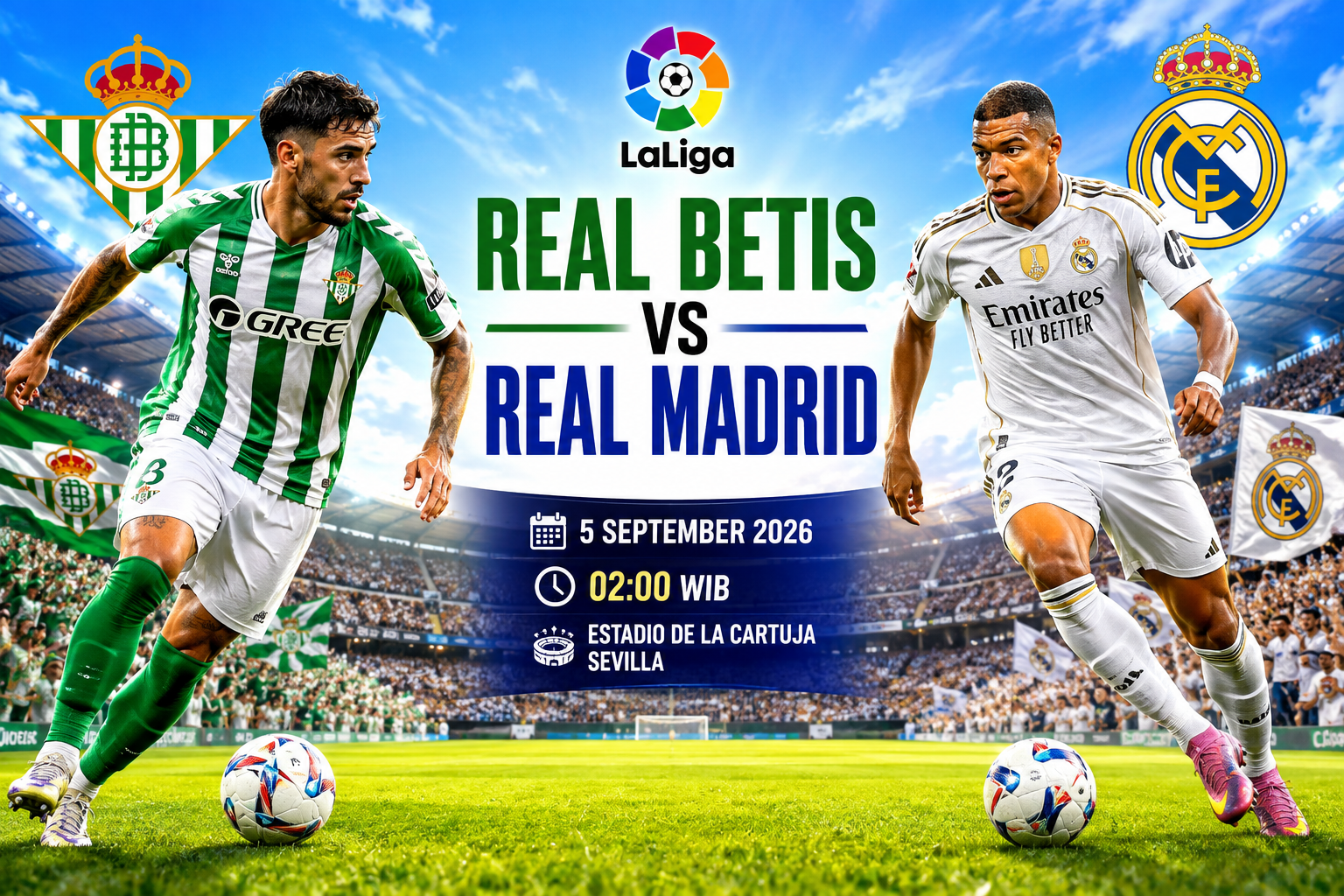 Prediksi Real Betis vs Real Madrid 5 September 2026 – Spain La Liga