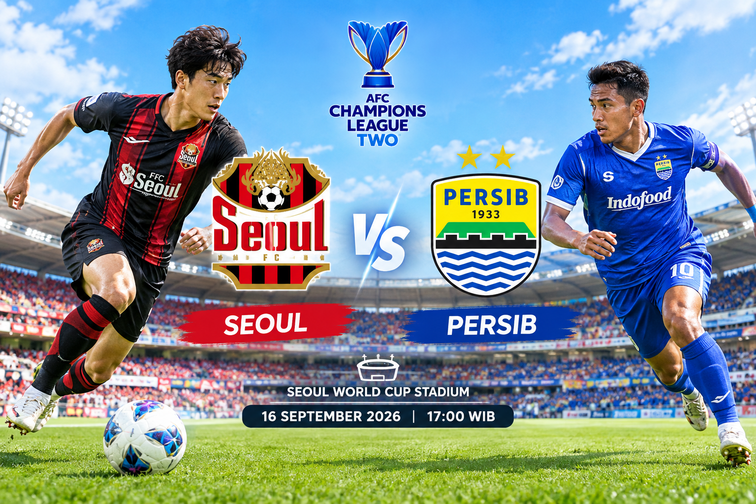 Prediksi Seoul vs Persib 16 September 2026 – AFC Champions League Two