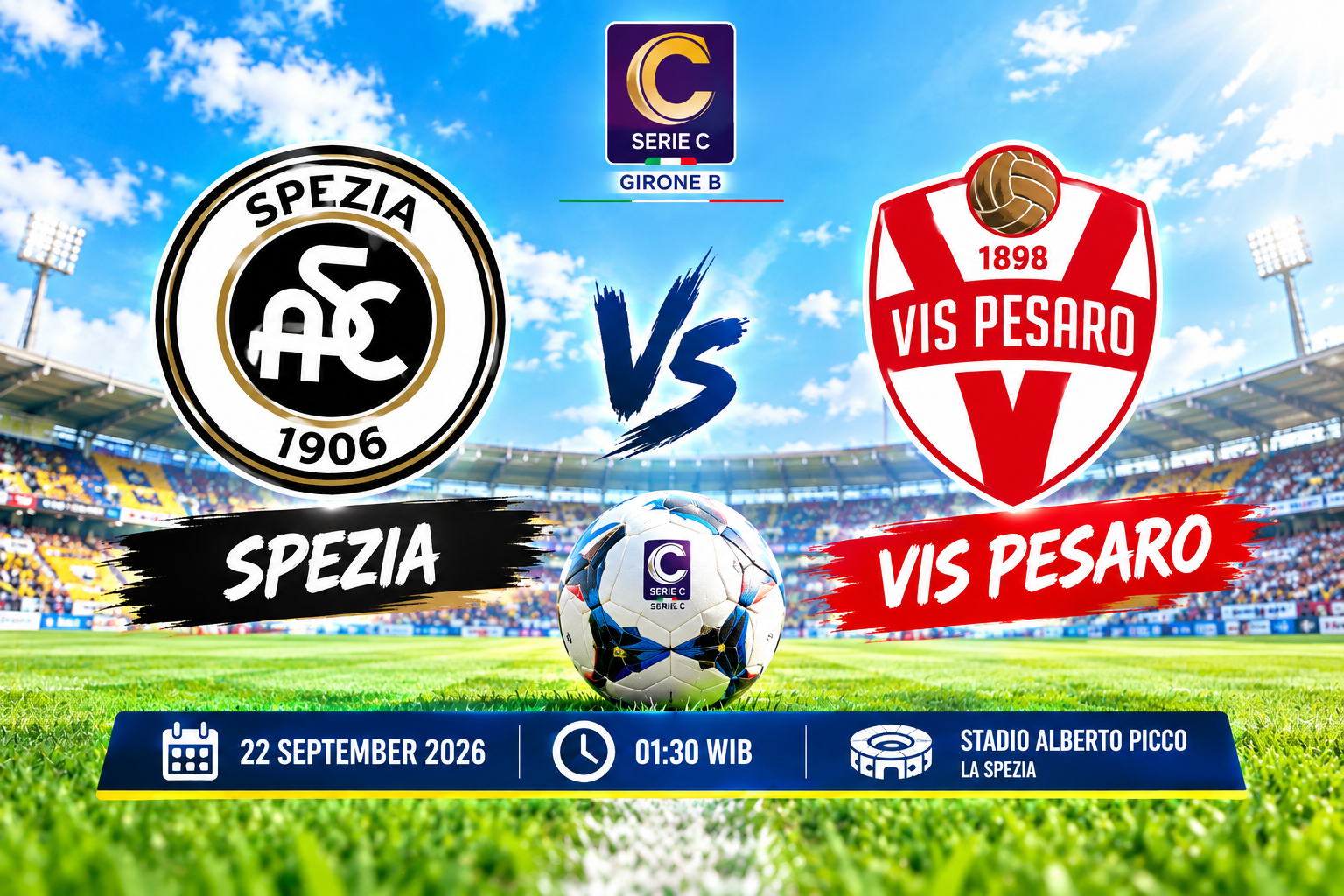 Spezia vs Vis Pesaro