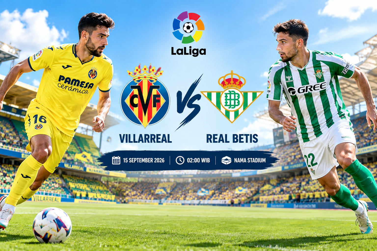 Prediksi Villarreal vs Real Betis 15 September 2026 – Spain La Liga