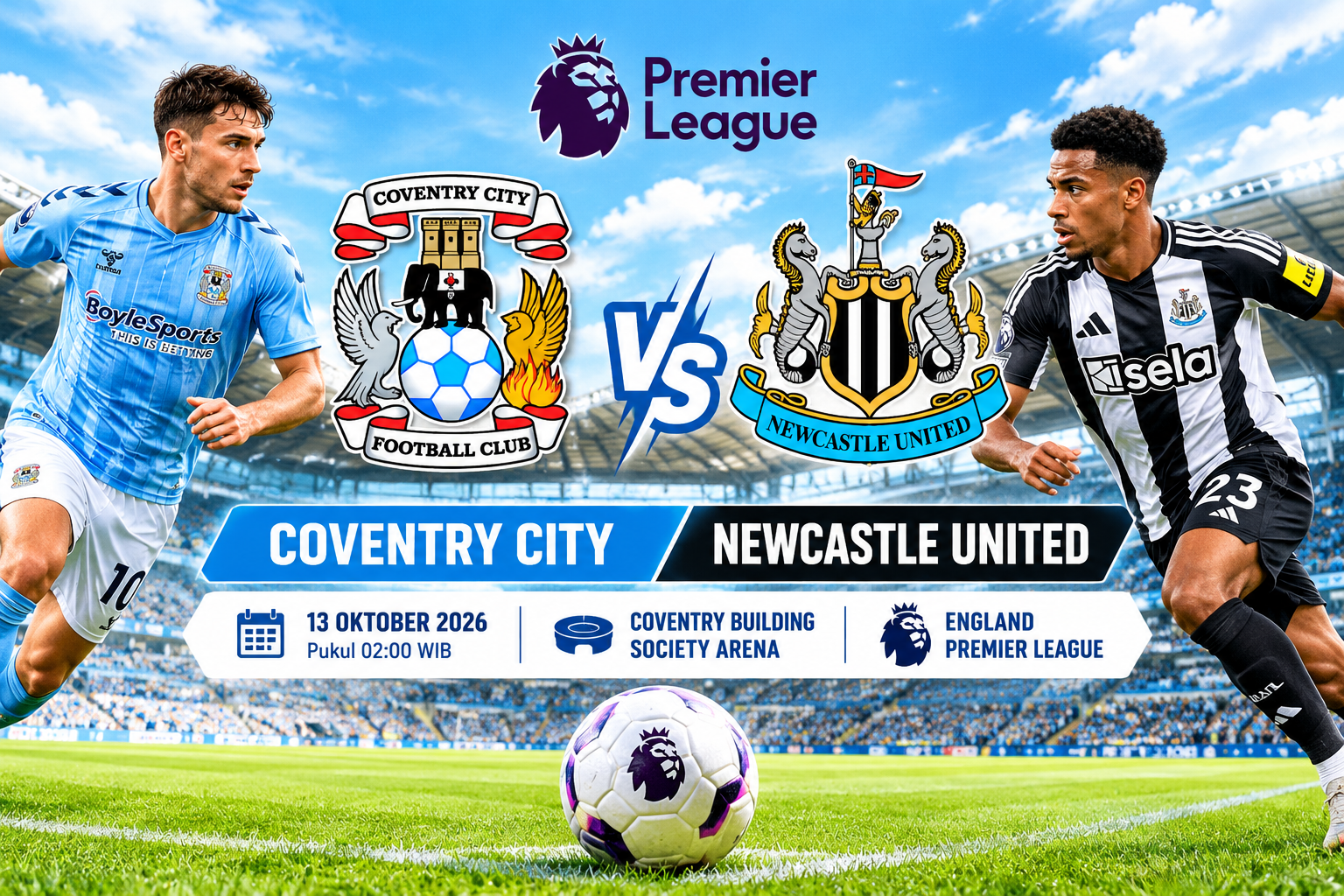 Coventry City vs Newcastle United
