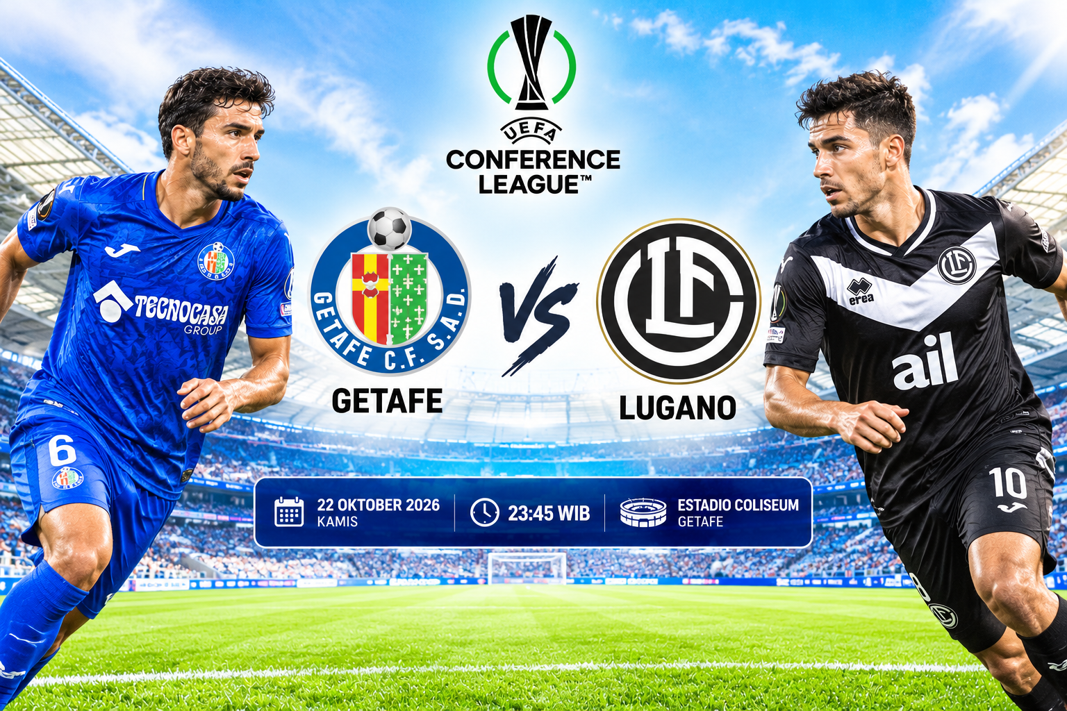 Getafe vs Lugano