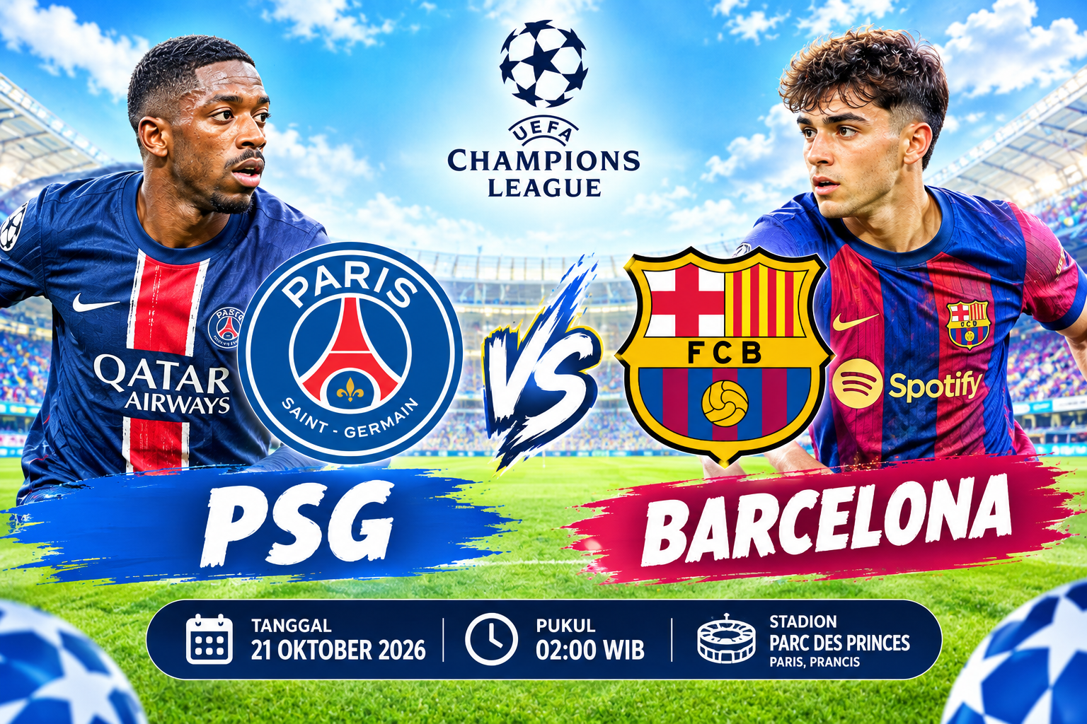 PSG vs Barcelona
