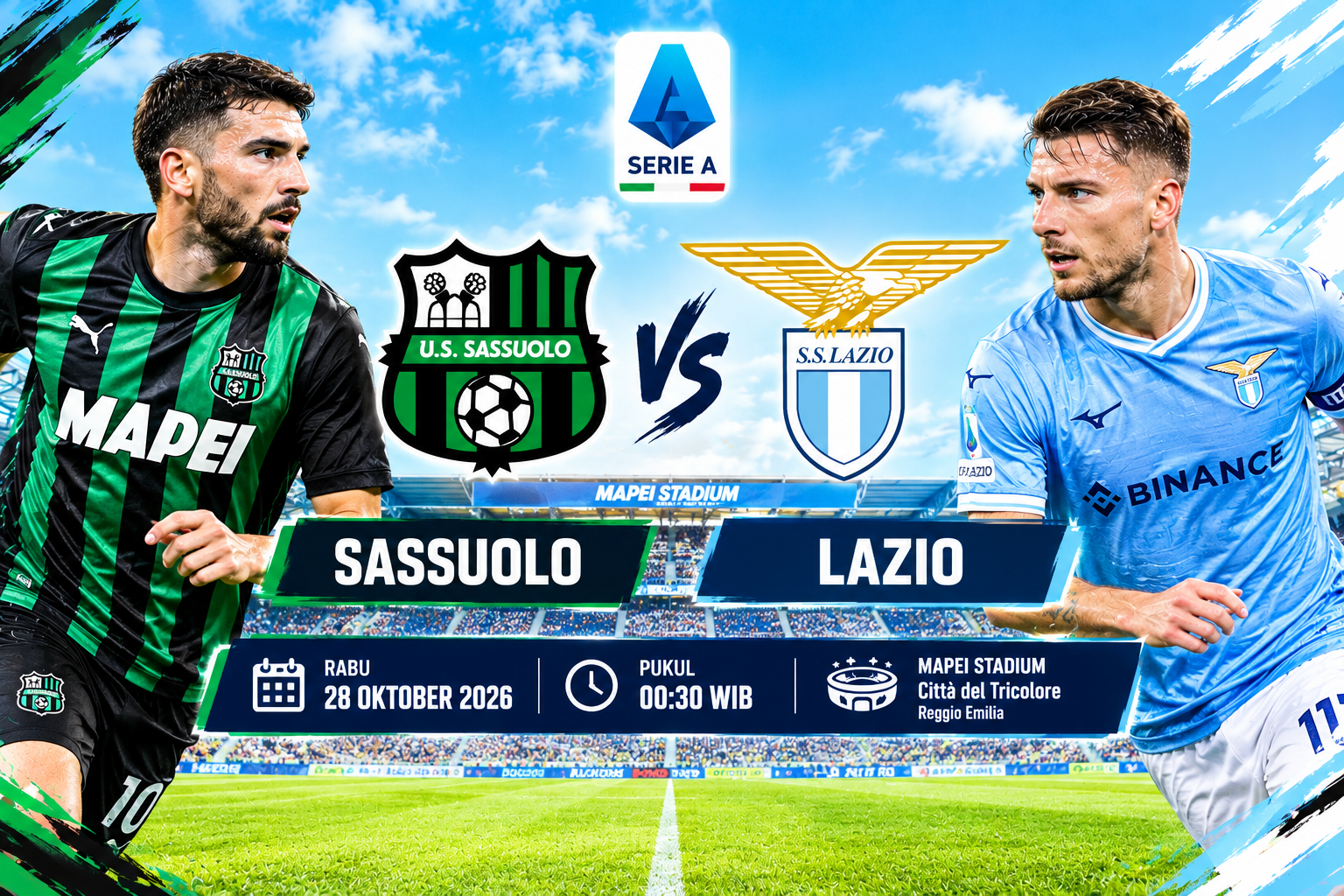 Sassuolo vs Lazio