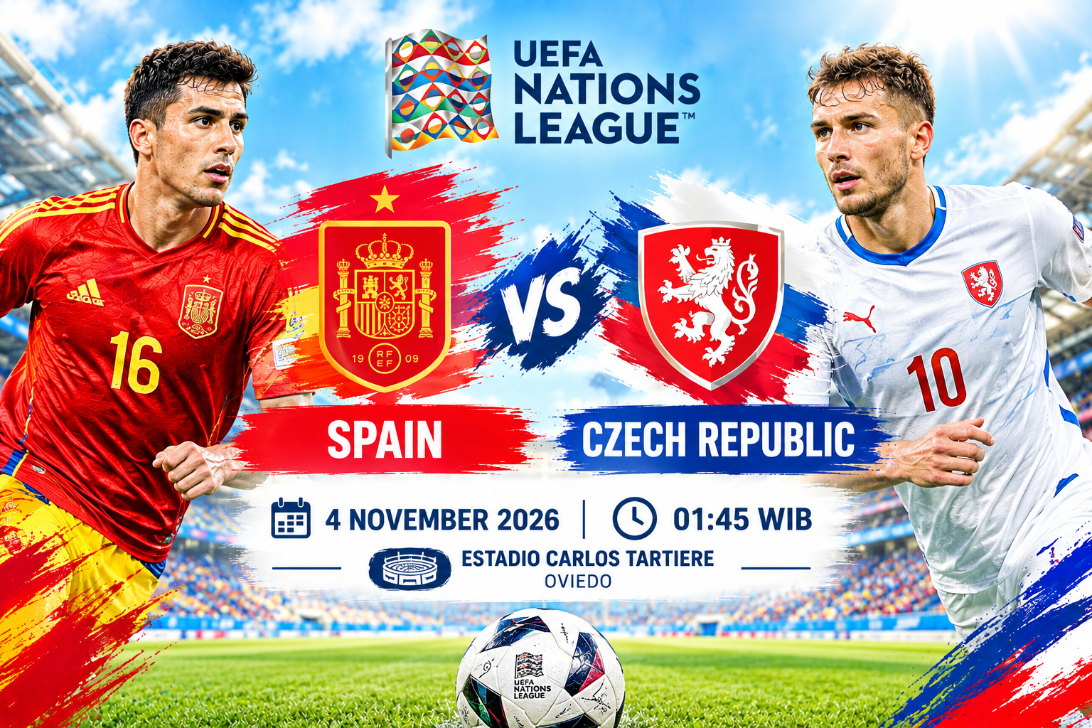 Spain vs Czech Republic