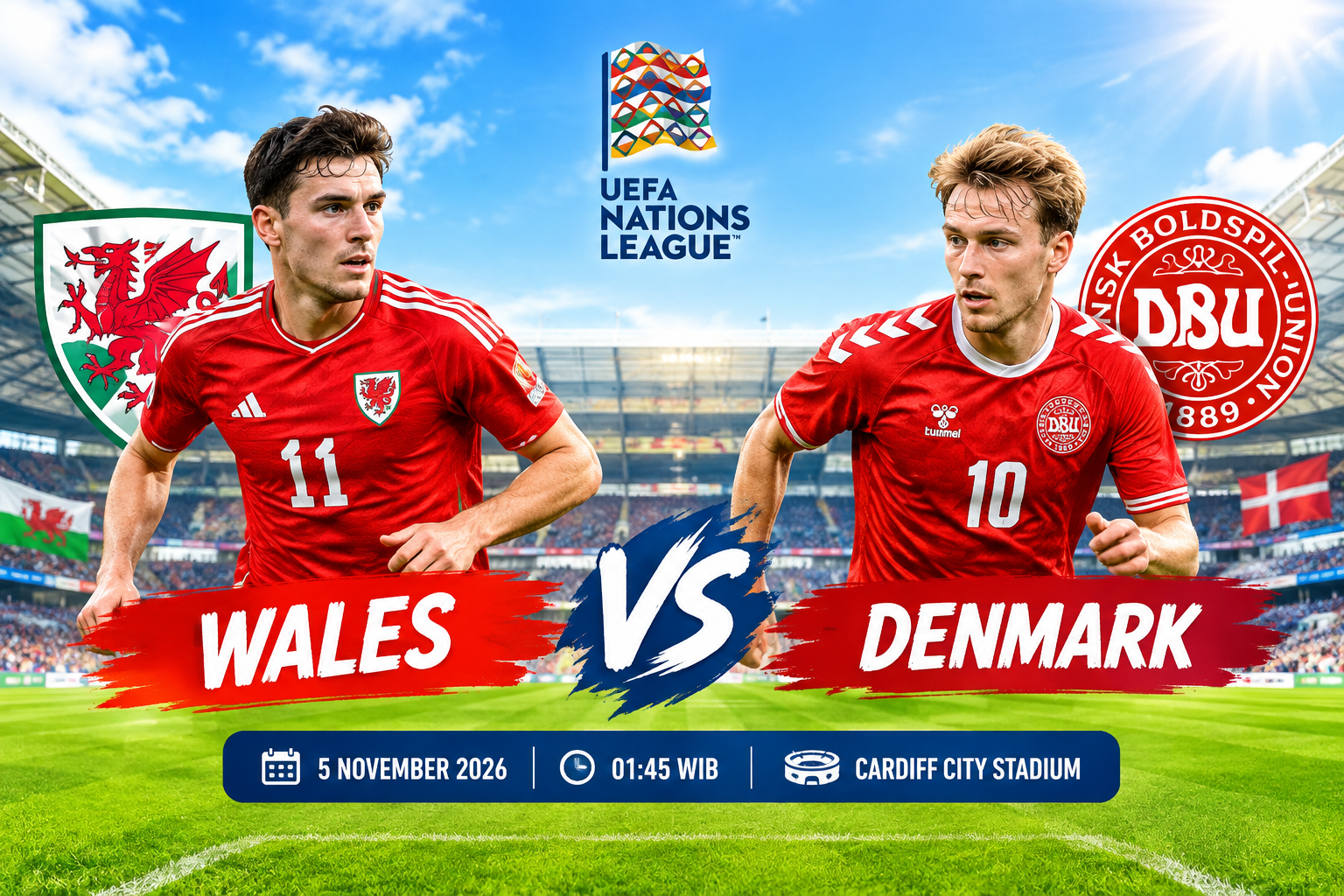 Wales vs Denmark